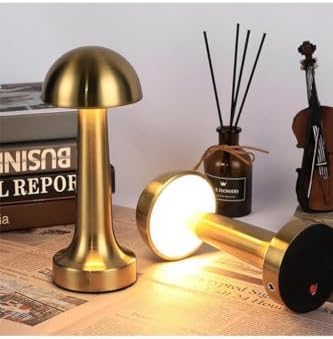 Alternative view of Elektrikurunleri Dekoratif Masa Lambası Dimmerli Şarjlı Lizbon Cafe Restoran Masa Lambası 3 Renk Işık Modu