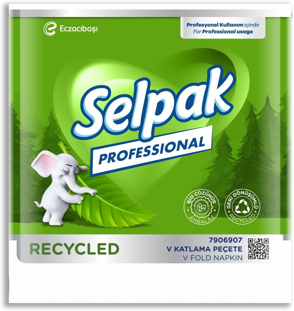 Selpak Professional Recycled V Katlama Peçete x 18 Paket