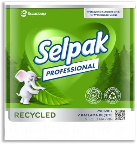 Alternative view of Selpak Professional Recycled V Katlama Peçete x 18 Paket