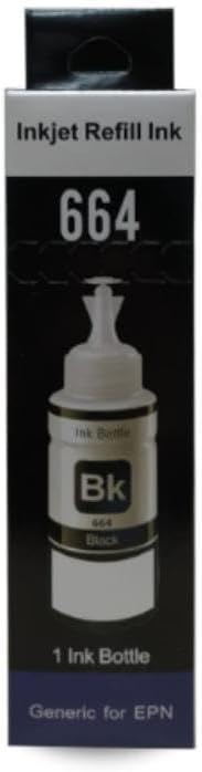 EPSON Uyumlu T6641 Siyah Mürekkep 70ml./Sişe