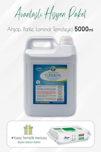 Ahşap, Parke Temizleyici 5 Litre ve Yüzey Temizlik 100' lü