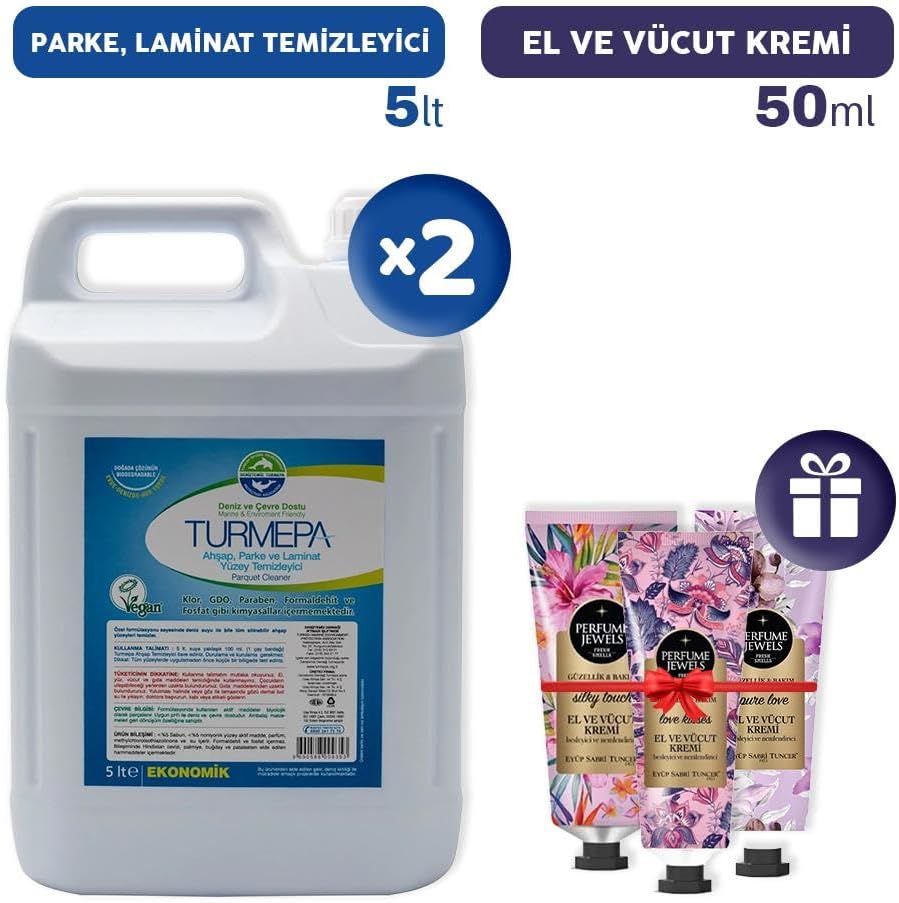Alternative view of Parke ve Laminat Temizleyicisi 5 lt x 2, El Kremleri Hediye
