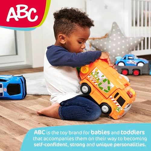 Alternative view of Dickie Toys, 204119007, ABC Tracey Trailer, Serbest Tekerlekli Digger, Hareketli Kürek, Kask Korna, Çıkarılabilir ve Hareketli Römork, Çıngırak Sesi Fonksiyonu, 65 cm