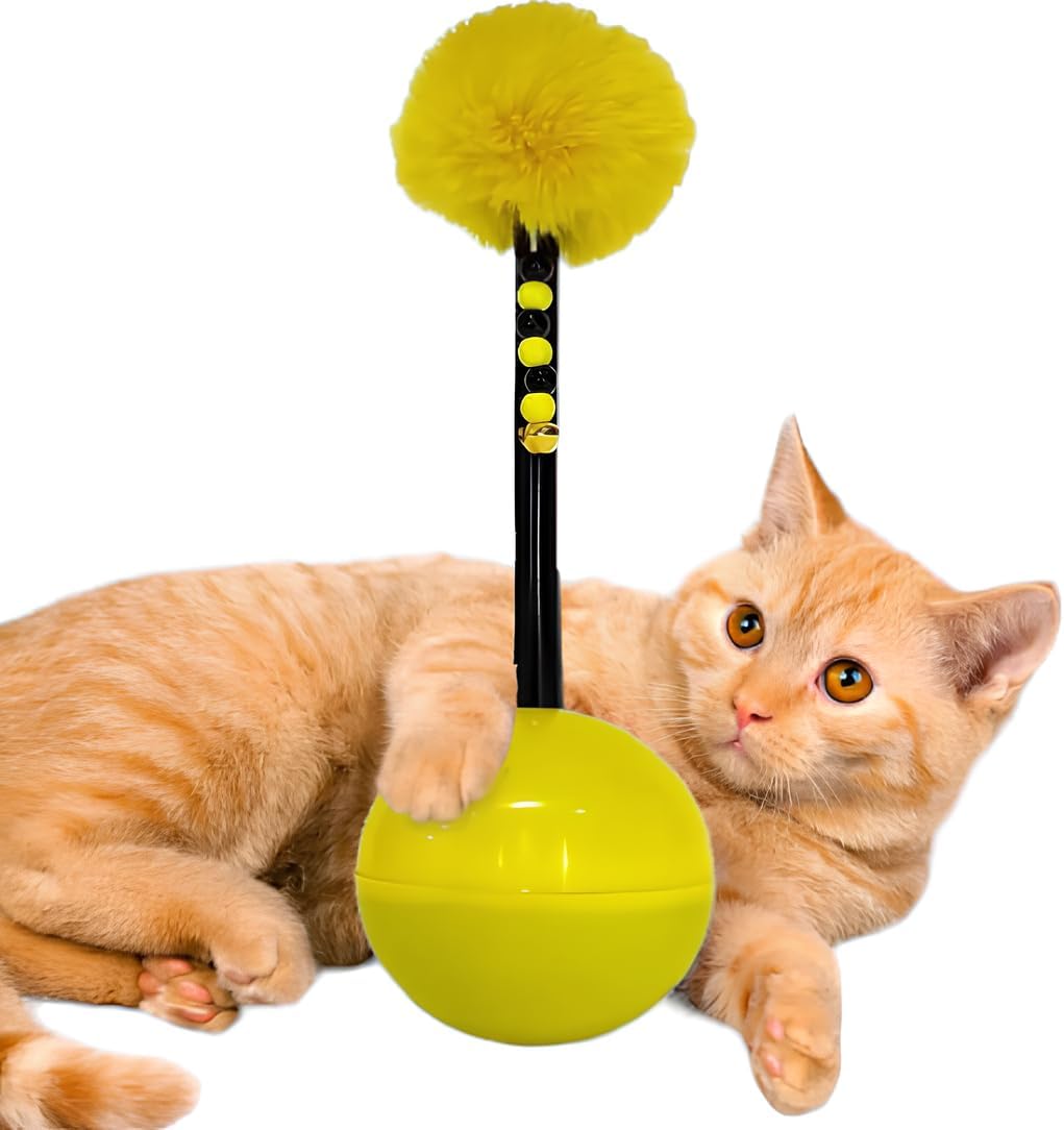 Alternative view of Dev Hacı Yatmaz Tüylü Zilli Kedi Oyuncağı 33cm (XXL)