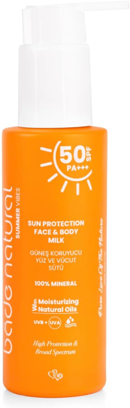 Alternative view of Bade Natural 50 SPF Güneş Koruyucu Yüz ve Vücut Sütü 100 ml