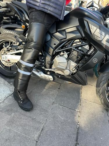 Bike Sky Diz & Bacak Koruma Deri Reflektörlü Yağmur & Rüzgar & Soğuğa Karşı bike sky (( MOTOSİKLET SIRT DAYAMA HEDİYELİ ))