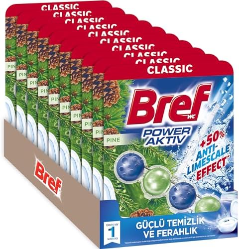 WC Power Aktiv Çam Kokulu Klozet Temizleme Topları 10'lu, Çam 10