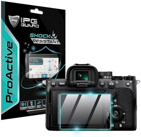 Alternative view of IPG Alpha 7 IV - a7 IV - α7 IV Mirrorless Kamera için 9H ProActive Ekran Koruyucu (2 Adet), Pürüzsüz Cam Bitiş, Ultra Duyarlı Dokunmatik Hassasiyet