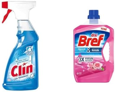 Clin Pırlanta Parlaklığı 500 ml + Bref Dixi Yabangülü Kokulu, Yabangülü Kokulu ile