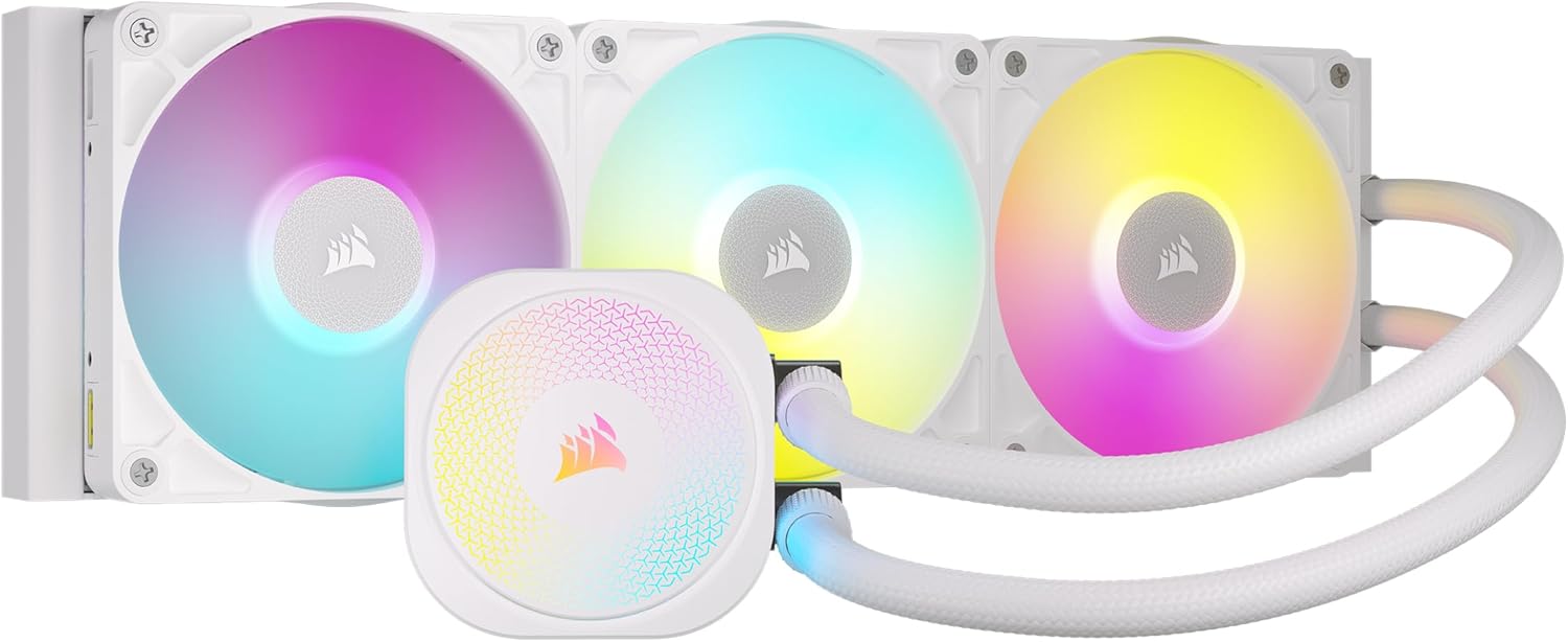 Alternative view of CORSAIR iCUE LINK TITAN 360 RX RGB AIO 360mm İşlemci Soğutucusu - Beyaz (CW-9061021-WW)