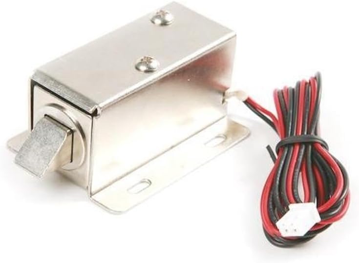 12V DC 0.6A 7.5W Solenoid (Elektronik Kapı Kilidi için Düz Kilit)