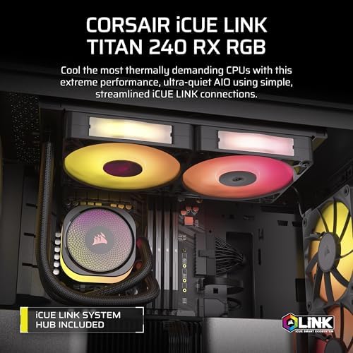 CORSAIR iCUE LINK TITAN 240 RX RGB AIO 240mm İşlemci Soğutucusu (CW-9061016-WW)