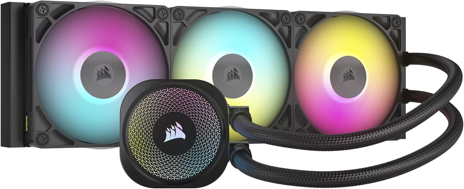 Alternative view of CORSAIR iCUE LINK TITAN 360 RX RGB AIO, 360mm, İşlemci Soğutucusu (CW-9061018-WW)