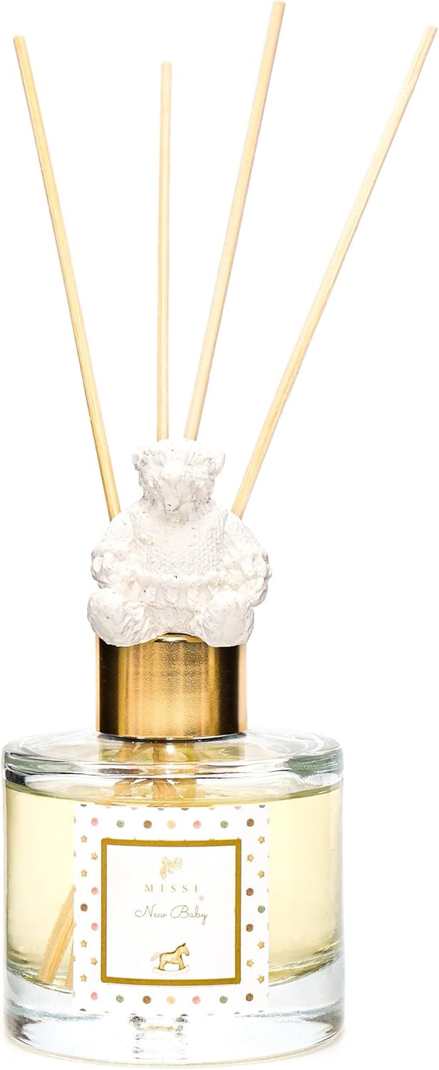 Alternative view of 100 ml Ekru Ayıcık Seramik Taş Bambu Çubuklu Baby Oda Kokusu