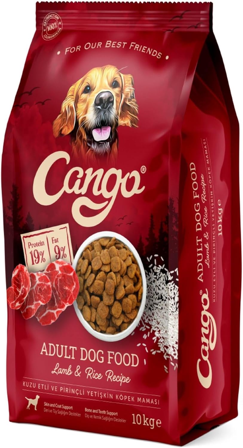 Cango Yetişkin Köpek Maması Kuzu Etli - Pirinçli 10 kg