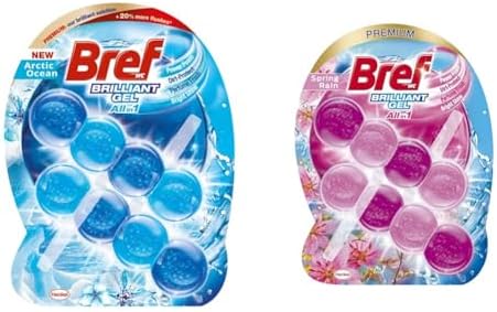 Wc Brilliant Gel Duopack Klozet Bloğu 2 Okyanus 1 Çiçek, 3 X 2'li Paket