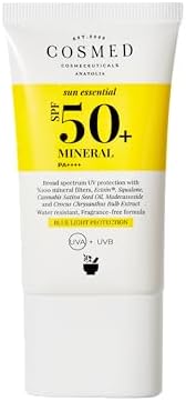 Cosmed Çok Hassas Ciltler için%100 Mineral Filtreli SPF50+ Yüz Güneş Kremi - Mineral SPF50+ - 40 ml