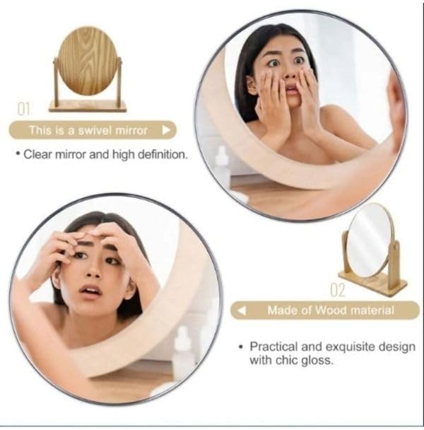 Alternative view of El Aynası Masa Aynası Makyaj Aynası Ayarlanabilir Yuvarlak Makeup Mirror