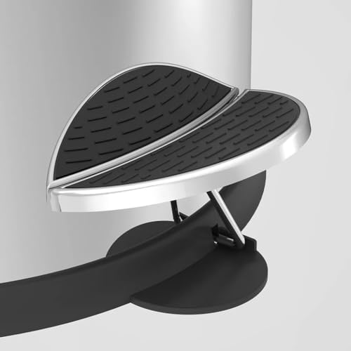 Alternative view of Paslanmaz Metal Pedallı Çöp Kovası 12 LT Siyah (412401)