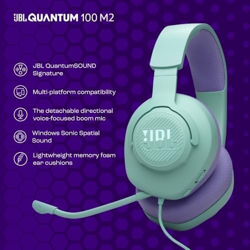 Quantum 100M2,Gaming Kulaklık,Kablolu,Yeşil