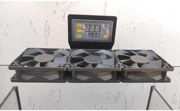 Termostatlı Akvaryum Soğutucu Fan 3lü Set