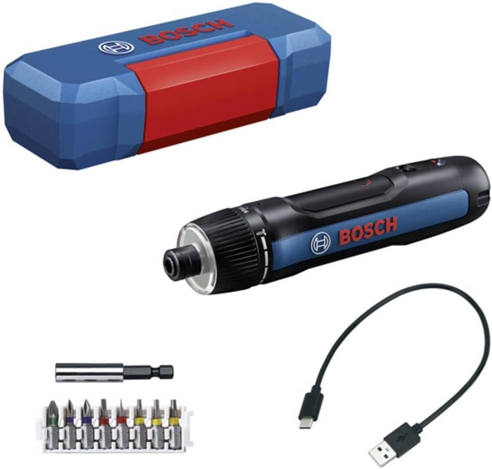 Professional Professional GO 3 Akülü Vidalama Makinesi (USB Cable A-C, 8 pcs screwbits, Extender,)