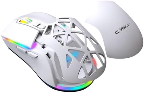 Alternative view of Nexus Air Kablosuz 10000 Dpi Pixart PMW3325 Sensör Makro Yazılımlı & Değiştirilebilir Kapaklı RGB Kablosuz Gaming Mouse - Beyaz