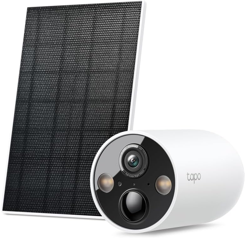 C425 KIT, 2K 4MP QHD, AI Desteği, Renkli Gece Görüşü, Şarj Edilebilir, Su Geçirmez, Yerel/Bulut Depolama, 150° Geniş Açılı, Güneş Paneli Dahil, Kablosuz Bataryalı Güvenlik Kamerası Kiti