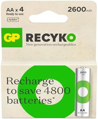 Alternative view of ReCyko 2600 AA Kalem Ni-MH Şarjlı Pil, 1.2 Volt, 4'lü Kart