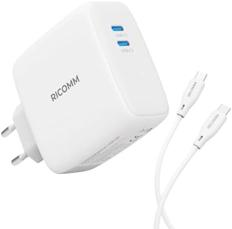 Alternative view of 100W GaN 2 Portlu USB-C Şarj Aleti QC5.0 PD Type-C Hızlı Şarj Cihazı + 100W Şarj Kablosu