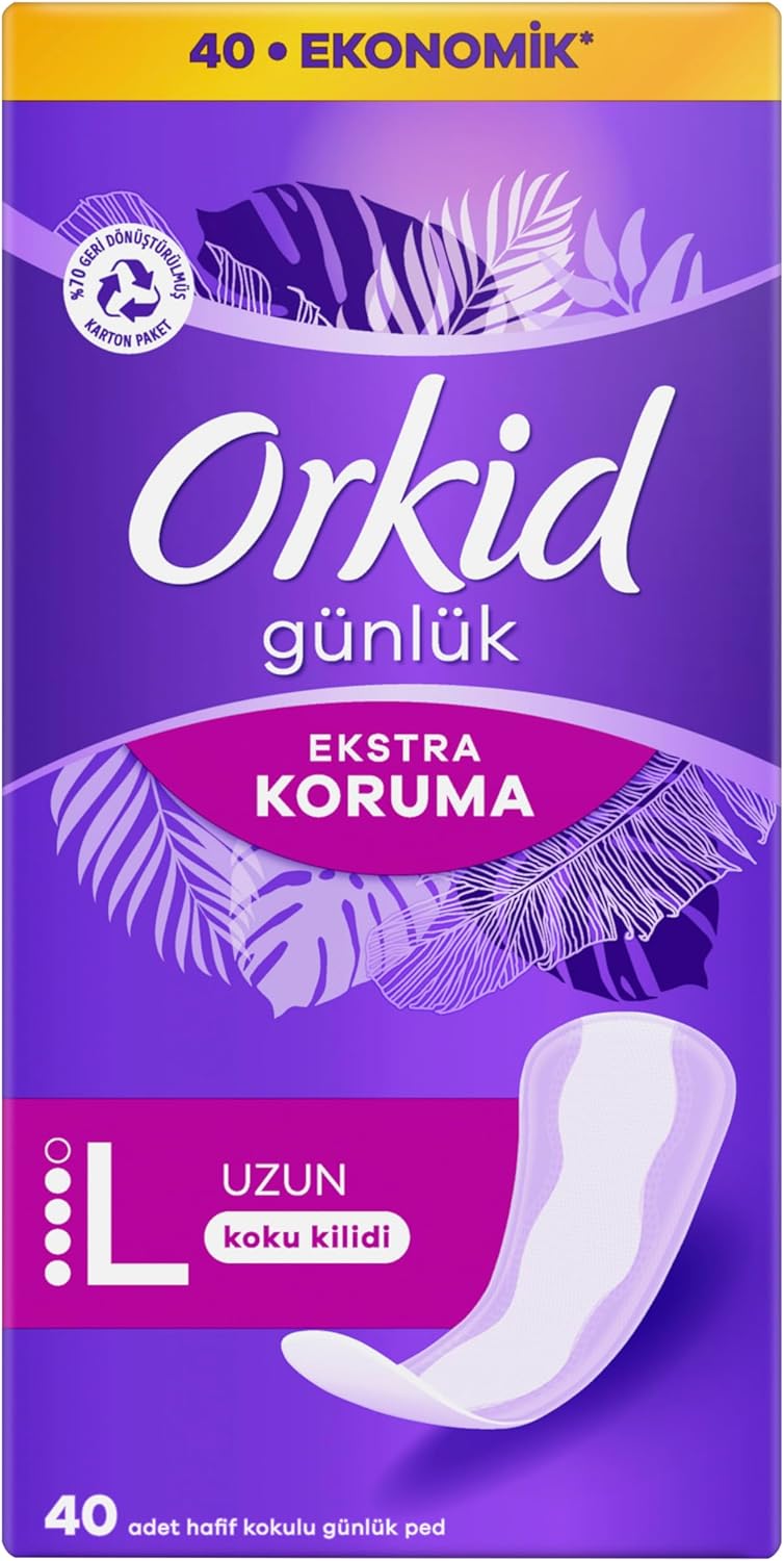 Orkid Günlük Ped Koruma Uzun 40 Adet Ped