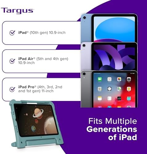 Alternative view of Targus – iPad Air 11" (M2), iPad 10.9" (10. Nesil), iPad Air 11" (5. ve 4. Nesil), iPad Pro 11 İnç (1. – 4. Nesil) ile Uyumlu Çocuk Kılıfı - THD96405GL