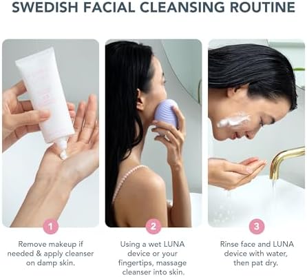 Alternative view of FOREO Deep & Gentle LUNA 4 Sensitive Paketi - Hassas Cilt Temizleme Fırçası + LUNA Micro-Foam Face Cleanser 2, 100 ml + Derinlemesine Temizleyici, Destekleyici Silikon Yüz Masaj Aleti Güzellik Seti