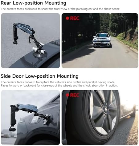 Vaxis Global Movmax Blade Arm DJI 3, 360 ve HERO 12 Kameralar için N2 Kol Teknolojisi ve Evrensel Kilitleme Vidası ile