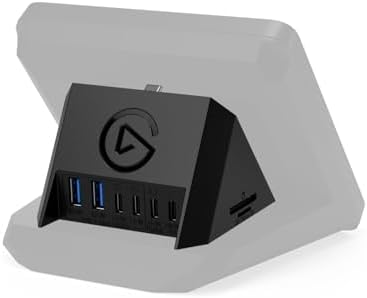 Alternative view of USB Hub – Stream + için, 2 USB-C bağlantı noktası/2 USB-A bağlantı noktası, güç kaynağı, SD/microSD kart okuyucu – USB-C, Mac/PC, Stream ve güç kaynağı teslimat kapsamına dahil