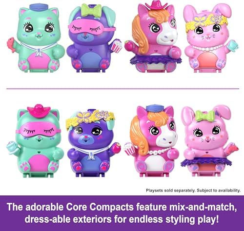 POLLY POCKET™ KEDİCİK YELKENDE™ Mikro Oyun Seti Polly Kedicik Yelkende mikro oyun seti, 1 mikro bebek ve evcil kediler, yiyecek ve stil aksesuarlarının yer aldığı seyahat oyuncağı JCR37