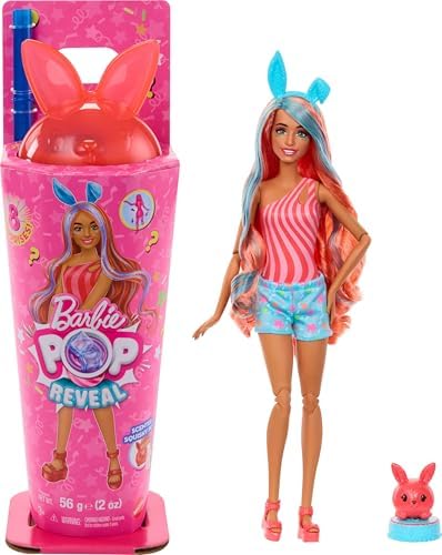 Alternative view of Pop Reveal™ Mikshake Serisi - Pembe Pop Reveal Shakes Serisi bebek ve aksesuar seti, kokulu ve sevimli kedicik temalı bebek JCN87