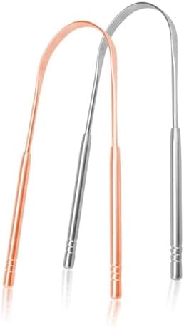 Alternative view of Dil Temizleyici Aparat, Paslanmaz Dil Kazıyıcı,Dil Temizleyici. Metal Mix Set (METAL-GOLD MİX)