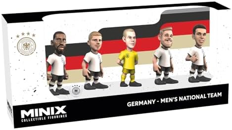 - DFB Almanya - 5'li Paket - PVC Figürler 7 cm - A (Ter Stegen//Rudiger/Fullkrug/Musiala)