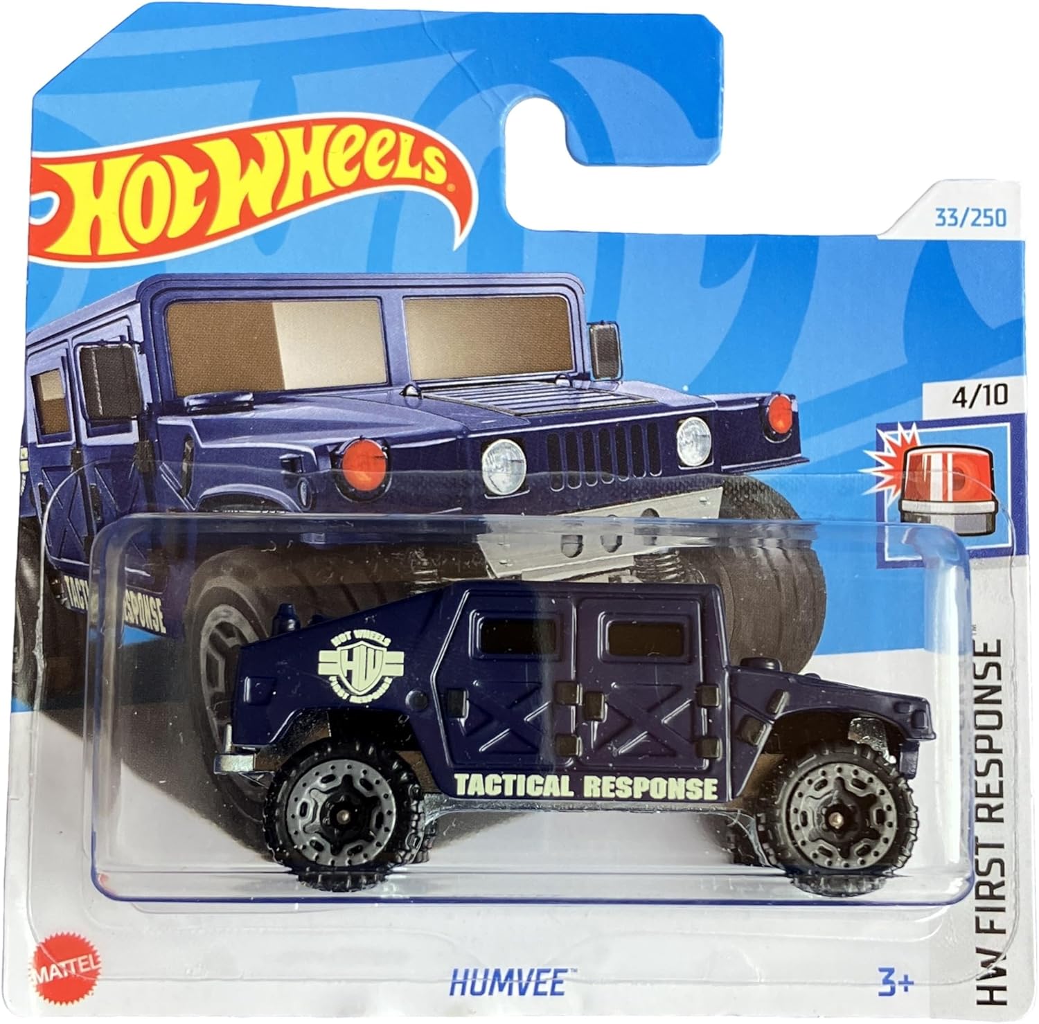 Alternative view of - Humvee - HW First Response 4/10 - HTD00 - Short Card - Tactical Response - Mattel 2024-1:64