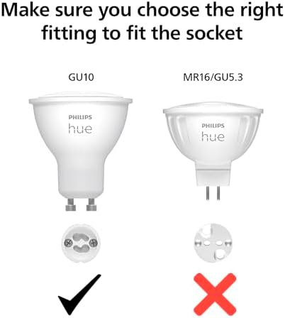 Alternative view of Hue 4.2W Renkli Akıllı Spot Ampul GU10 Bluetooth uyumlu, Alexa, ve Assistant ile sesli kontrol