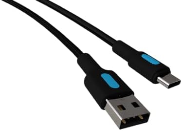 Alternative view of USB A-C Hızlı Şarj Kablosu (Siyah + Mavi/Siyah Uç) (150 CM)