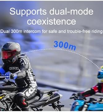 Y20 Max Motosiklet Bluetooth 5.3 Kask Intercom 2 Kişi 300 Metre Eşleşme Özellikli
