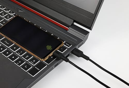 Micro USB Hızlı Şarj Kablosu (Siyah + Siyah Uç) (120 CM)
