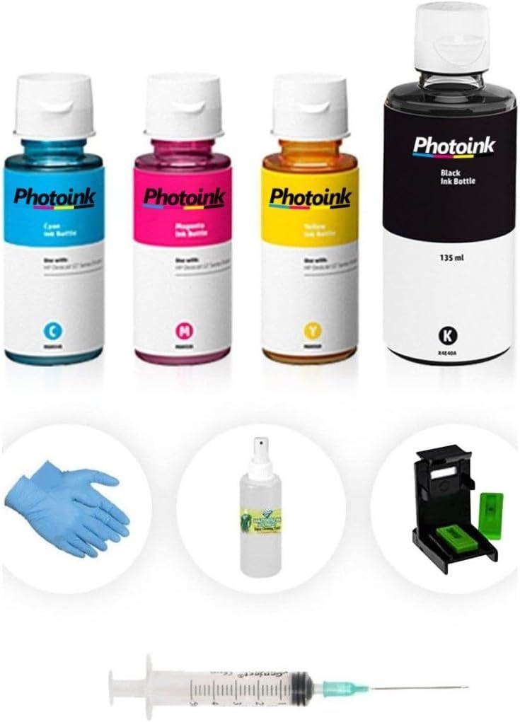 Alternative view of Ink Deskjet 2600/2620/2630/2632/2633 304 Için Plus Kartuş Dolum Seti 4 Renk