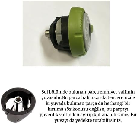 Alternative view of Düdüklü Tencere Emniyet Valfi - SS-7122010438 / P2530739 / Secure 5
