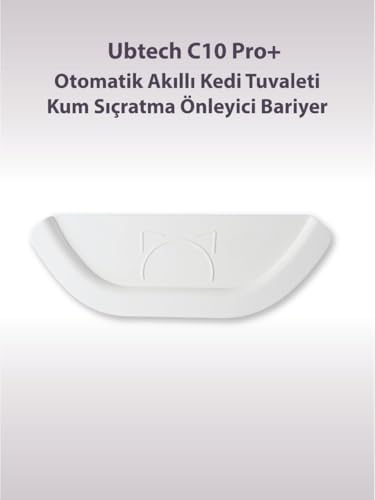 Alternative view of Ubtech C10 Pro Kameralı Otomatik Akıllı Kedi Tuvaleti için Aparat/Buffle, Kum Sıçratma Önleyici Aparat/Buffle