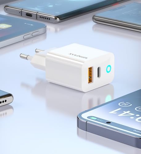 Blue PD 30Watt Hızlı Şarj Aleti, A + C Girişli, Beyaz