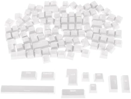 Alternative view of SPELT 108 Tuş Renkli Mekanik Klavye Tuş Takımı Kapağı Keycap Beyaz İngilizce Dizilimli