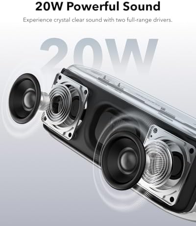 Alternative view of by Select 2S Hoparlör, TWS, 20W Ses, Güçlü Bas için BassUp Teknolojisi, 16 Saat Çalma Süresi, IPX7 Tamamen Su Geçirmez, Siyah